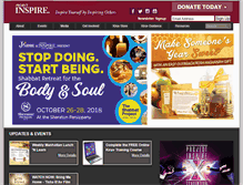 Tablet Screenshot of projectinspire.com